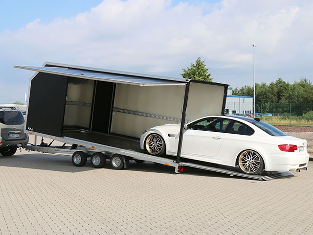 vezeko autotrailer cargo race master 230x550cm h210cm 3,5t|e winde|silber neu vezeko autotrailer cargo race master 230x550cm h210cm 3,5t|e winde|silber neu