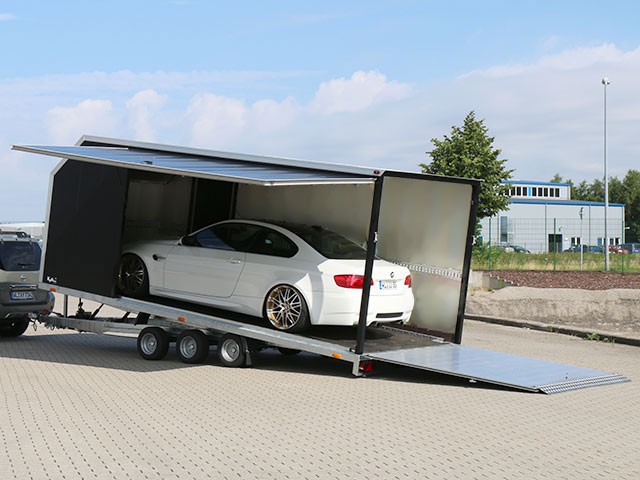 vezeko autotrailer cargo race master h210cm 3,5t|e winde|silber neu vezeko autotrailer cargo race master h210cm 3,5t|e winde|silber neu
