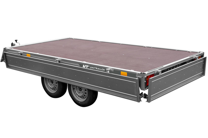 remorque 2 essieux 304×153 unitrailer solid 300/2 ptac 750 kg remorque 2 essieux 304×153 unitrailer solid 300/2 ptac 750 kg