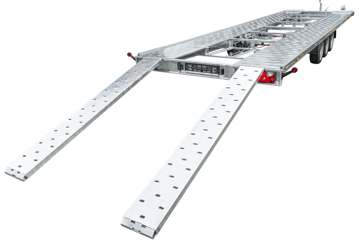 remorque porte voiture à trois essieux 800x230 uniplat 800/3 s 3500 kg remorque porte voiture à trois essieux 800x230 uniplat 800/3 s 3500 kg