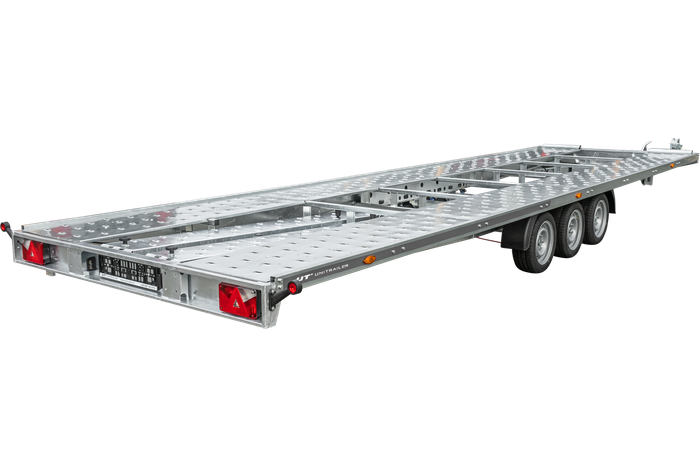 remorque porte voiture à trois essieux 800x230 uniplat 800/3 s 3500 kg remorque porte voiture à trois essieux 800x230 uniplat 800/3 s 3500 kg