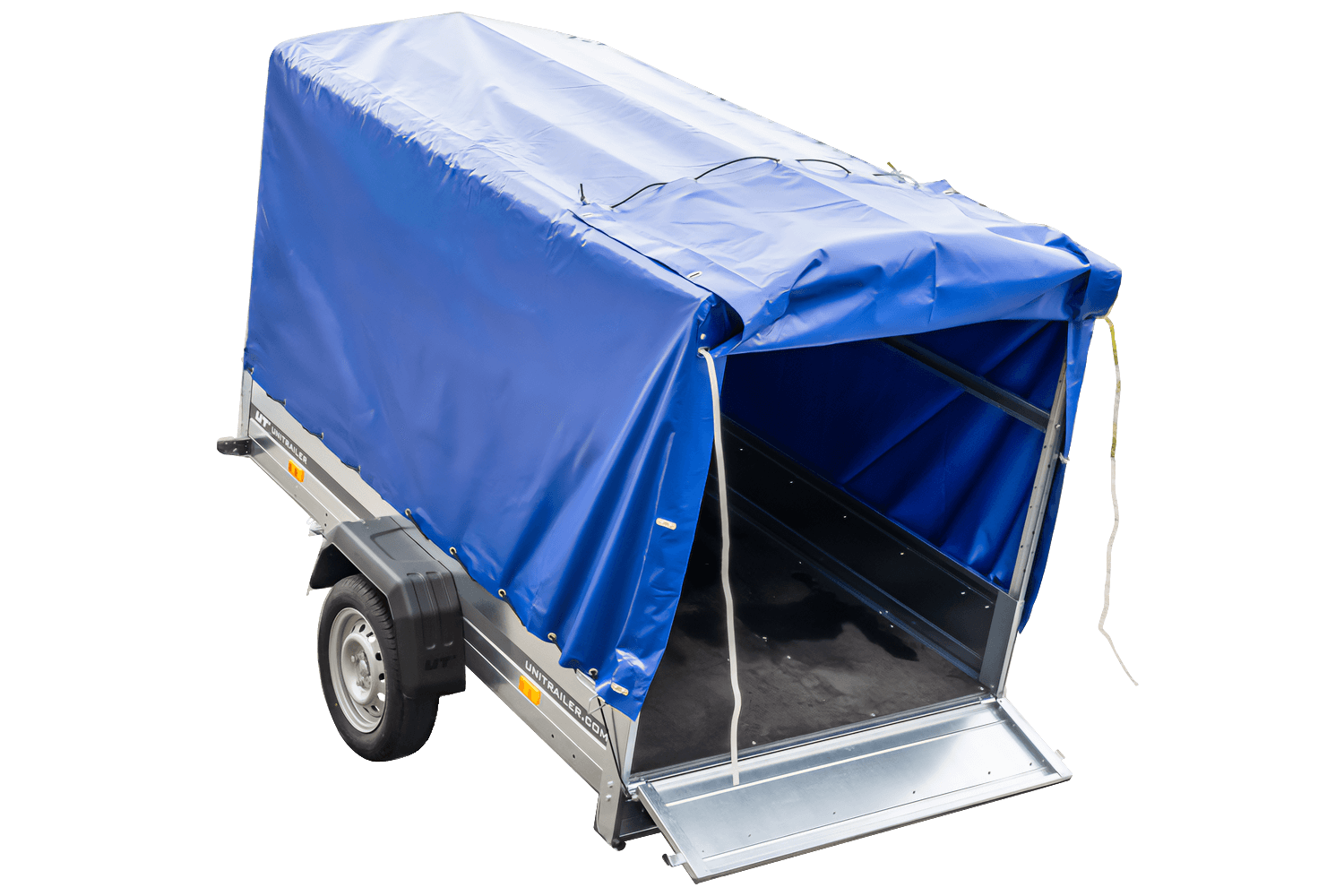 gartenanhÄnger 230 kipp mit stÜtzrad, h 1100 rahmen und blauer abdeckung gartenanhÄnger 230 kipp mit stÜtzrad, h 1100 rahmen und blauer abdeckung